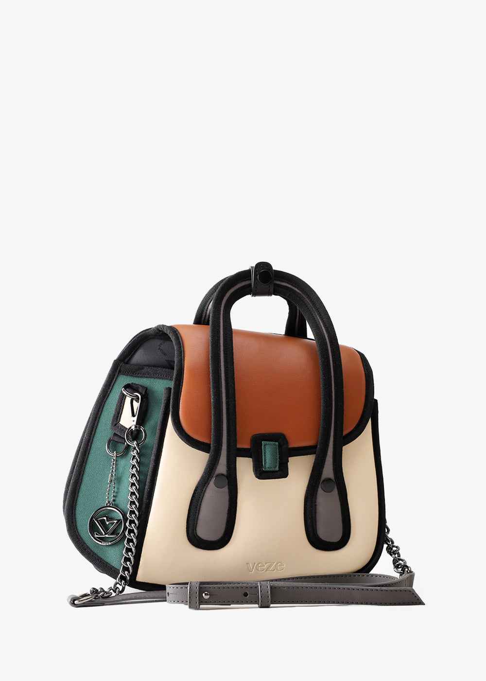 VZ Mocha Sage Statement Bag