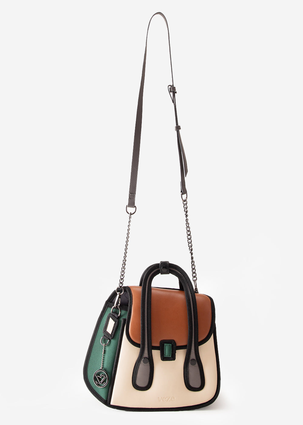 VZ Mocha Sage Statement Bag