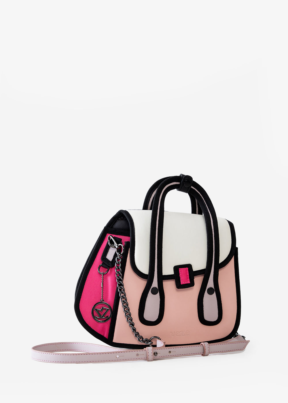 VZ Soft Rose Statement Bag