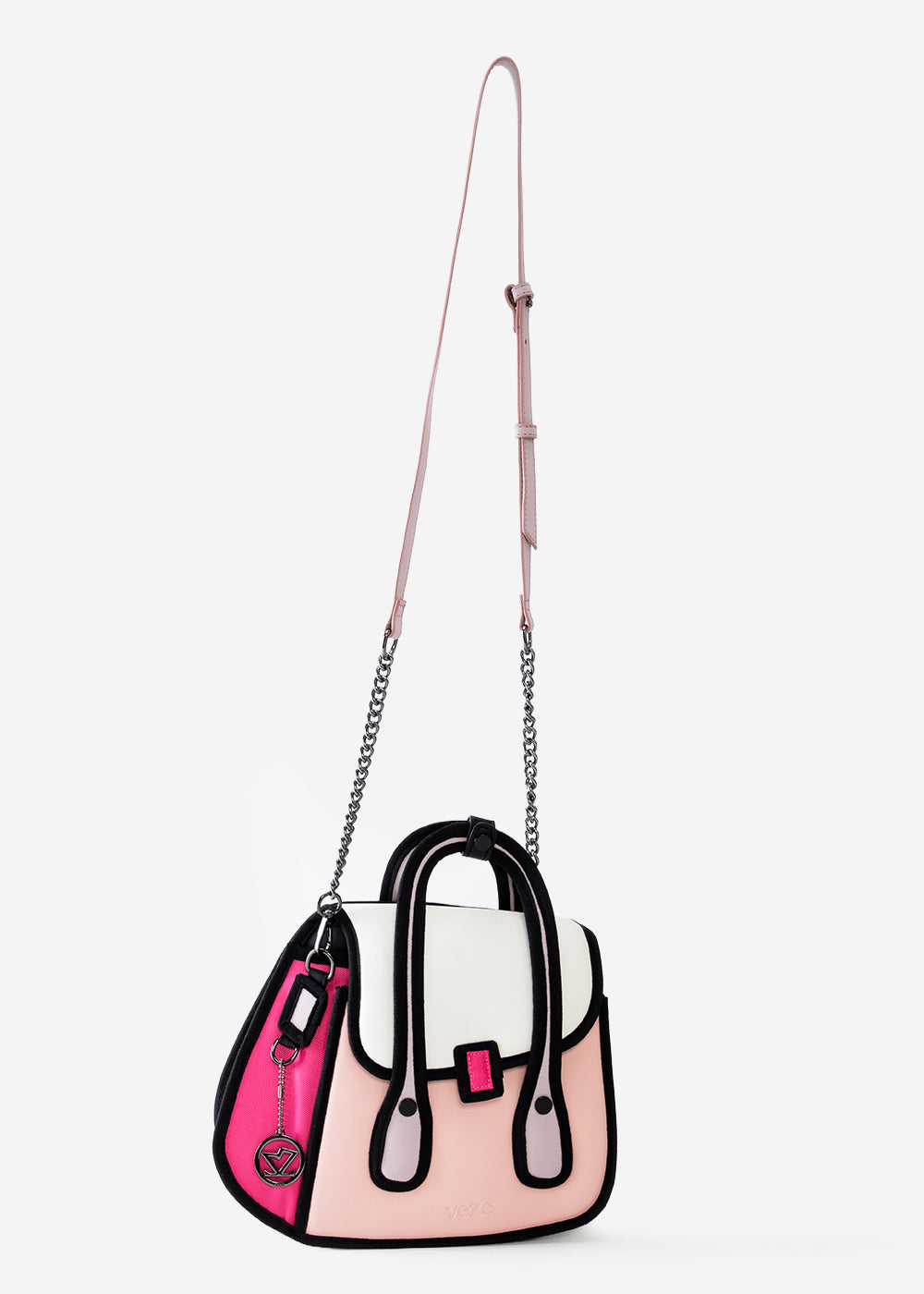 VZ Soft Rose Statement Bag