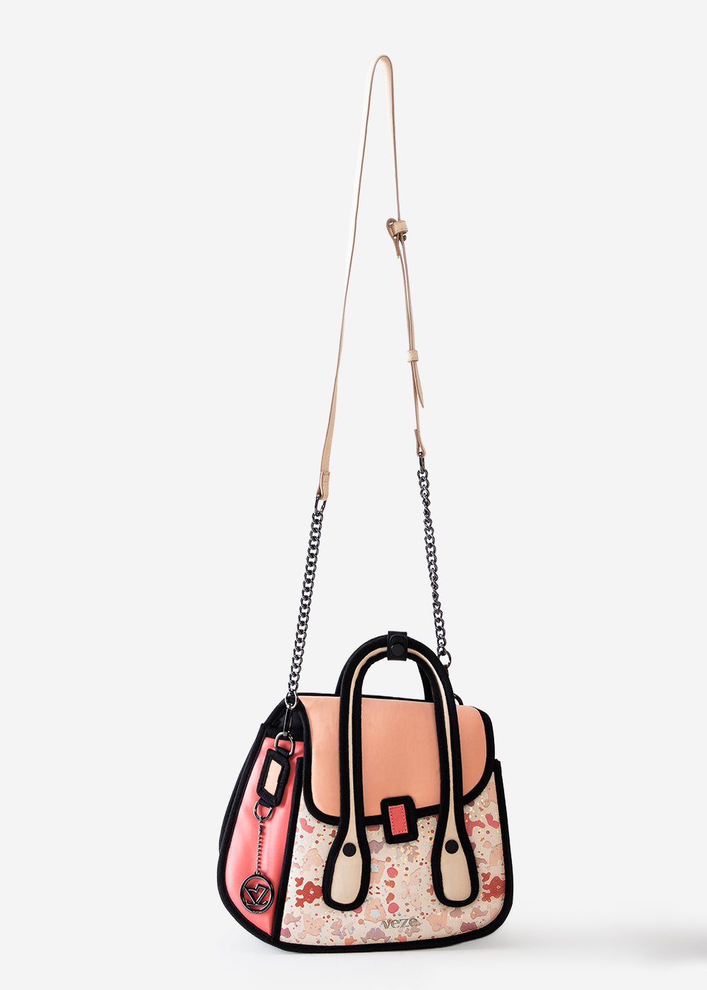 VZ Statement bag, Illusion Chic (Pink Printed)