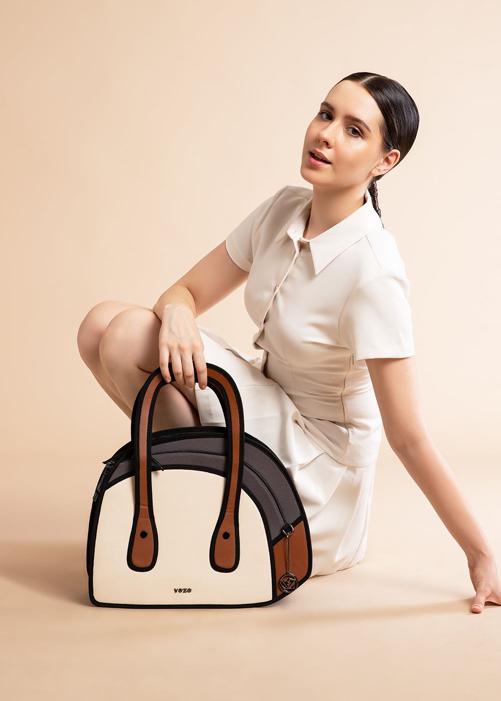 VZ Mocha Sage Wander In-style Tote Bag